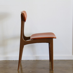orange dining chair single_side