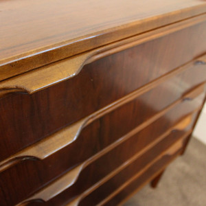 danish rosewood chest of drawers